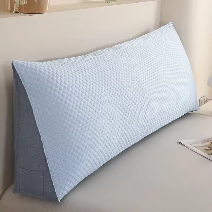 Cojín de Cintura Triangular Almohada de Apoyo de Espalda para Cama, Oficina, Sofá - 1