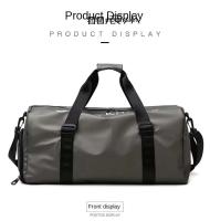 Bolsa de viaje deportiva Oxford de poliéster impermeable compuesto de 7 colores, bolsa de viaje deportiva para gimnasio, seco y húmedo, personalizada, con almohadillas suaves con correa - details 4