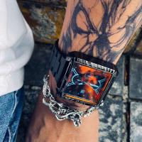 Reloj de cuarzo DUGARY a la moda para hombre, reloj deportivo luminoso resistente al agua para hombre, relojes de pulsera multicolores, reloj cuadrado de marca militar, reloj Masculino - details 1