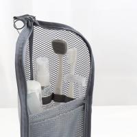 Bolsas de aseo plegables, bolsa de almacenamiento para cepillos de dientes de viaje, bolsa de maquillaje, organizador de lavado, bolsa para brochas de maquillaje, bolsa de cosméticos de malla, 1 ud. - details 2