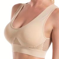 Sujetadores Deportivos de Alto Impacto para Mujeres, 5 unidades, Cuello Redondo, Alta Elasticidad, Transpirables, Absorben la - details 3