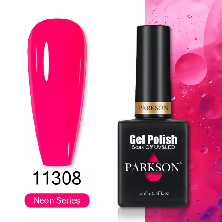 Parkson-esmalte de uñas de Gel semipermanente, color marrón caramelo, UV LED, serie vino tinto, capa superior Base de Gel, Otoño e Invierno - 1
