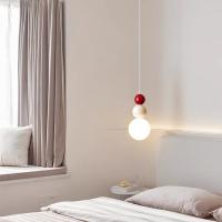 Lámpara colgante de techo con forma de globo, luz LED moderna de estilo crema francés, accesorio de iluminación para comedor y cocina, mediados de siglo - details 2