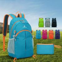 Mochila plegable grande, ultraligera mochila de viaje con cremallera, impermeable, para ciclismo y montañismo - details 1