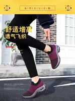 Zapatillas Deportivas para Mujer Zapatos Informales de Malla con Forma Redonda, Cojín de Aire, Color a Juego, Transpirables, Antideslizantes, Planos, Talla Grande 44 - details 2
