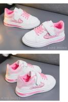 Zapatillas de deporte de cuero para niños, zapatos informales con bordado de amor, a la moda, para correr, escuela, 2024 - details 4