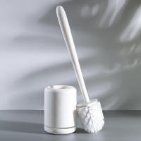 Juego De Cepillo De Inodoro Sin Fijación Base Larga Y Mango Largo Accesorios De Baño Material PP Para Limpieza Doméstica - details 5