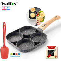 Walfos 2/4 Hole Non-Stick Frying Pan Thickened Omelet Pans Egg Burger Pancake Pot Ham Steak Pots Breakfast Maker Cookware - details 0