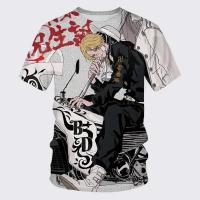 Nuevo Anime Tokyo Avengers 3D impreso de talla grande para hombres y mujeres camisetas Unisex Casual deportes de calle de secado rápido transpirable - details 4