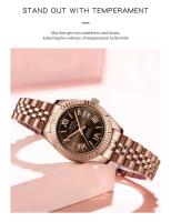 Reloj de Pulsera de Cuarzo Analógico NIBOSI Resistente al Agua, Diseño Delicado, Oro, Acero Inoxidable para Mujeres - details 14
