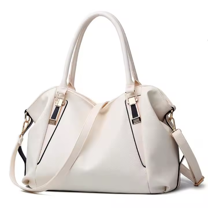 Bolso de cuero PU para Mujer, Bolsa de hombre portátil para Oficina, Hobos - 1