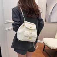Mochila de mujer con cadena de rombos 2025 nueva mochila versátil de moda de primavera mini mochila - details 8