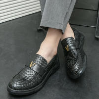 Zapatos Formales para Hombres Hechos a Mano Suela Gruesa PU Aumento de Altura - details 20