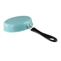 Utensilios de cocina Mini sartén antiadherente de 12cm con revestimiento antiadherente, sartén para freír huevos con mango largo, olla para tortilla profesional ligera, tocino - details 2
