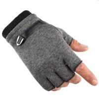 Hombre moda medio dedo masculino Casual guantes sin dedos hombres calidad guantes elásticos mitones invierno guantes cálidos para hombre - details 9