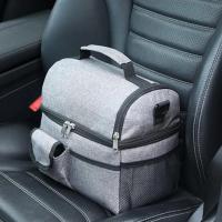 Bolsa de almuerzo térmica portátil de 10L, caja de comida duradera, impermeable, nevera de oficina, caja con aislamiento de hielo, bolsa de cena Oxford para acampar - details 3