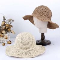 Gorra de Playa de Verano 2023 Sombrero de Paja para Mujer Sombrero de Alta Calidad con Color Puro - details 0
