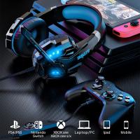 Cascos Gaming, Auriculares Gaming Para PS4 PS5 PC Xbox One Switch, Sonido Estéreo 3D, Cascos Con Microfono Cancelación De Ruido - details 4