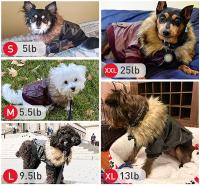 ATUBAN Leather Dog Coats Waterproof Dog Winter Coat Puppy Jackets for Small to Medium Dogs clothes for pets dog clothes winter - details 4