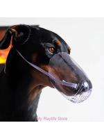 Bozal para gatos y perros, máscara protectora facial a prueba de mordeduras, para aseo, transpirable, bozal de PVC transparente - details 9