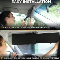 Extensor de coche, guardabarros, visera de ventana delantera, visera interior de coche - details 6