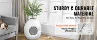 SucceBuy Plant Cat Litter Box - Control inteligente de olores, oculto, entrada de 9,48 pulgadas, ABS, decorativo para el hogar - details 3