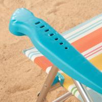 Pack de 2 sillas Plegables multiposición para Playa, jardín, terraza o Camping, 5 Posiciones Diferentes, Medidas 48x46x84 cm, Altura 21 cm, Reforzadas, Incluye asa de Transporte (85479) - details 20