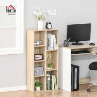 Estantería de Madera Rústica Marrón 7 Compartimentos para Libros, Archivos, Dormitorio, Oficina - details 10
