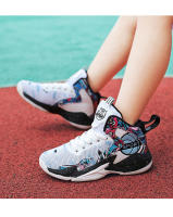 Zapatos de baloncesto antideslizantes para niños, zapatos deportivos transpirables, cómodos zapatos atléticos de entrenamiento de gimnasia, Zapatillas altas para niños - details 23