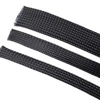 Dropship 1/5/10/50/M funda trenzada aislada negra 4/6/8/10/12/14/20/25mm funda de Cable de protección de prensaestopas de alambre PET apretado - details 9