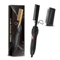 Negative ion portable hair straightening comb multi-function rapid heating household PTC heating copper comb - details 6