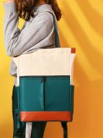 Mochila para ordenador portátil para mujer, bolso de mano de nailon con múltiples compartimentos para oficina, viajes, escuela - details 3