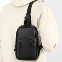 Bolso informal con tirantes laterales para hombre, bolso de pecho de Color sólido, bolso de hombro masculino, bolso deportivo, bolso cruzado para teléfono Oxford, deporte - details 11