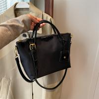 Bolsa de Tote de Tela Oxford Ligera y Duradera Diseño Minimalista en Azul Naval, Beige, Negro - details 4