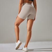 Ness Pantalones cortos deportivos para mujer, pantalones cortos de secado rápido para ciclismo y yoga, 31 colores - details 22