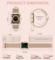 Reloj inteligente para mujer (responder/hacer llamadas), 1,6 ", elegantes, impermeables para las mujeres - details 5