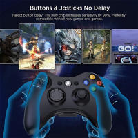 BLUEKAKA Gamepad inalámbrico de 2,4G para Xbox 360, controlador receptor de consola para Microsoft Xbox 360, Joystick de juego para PC win7/8/10 - details 4