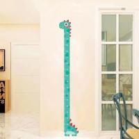 Pegatinas De Altura Con Diseño De Unicorno Dinosaurio Y Giraffa Para Niños Decoración De Pared Para Dormitorio De Colegio 3D PVC - details 6