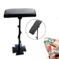 Reposabrazos para tatuaje, soporte para piernas, silla de estudio, altura ajustable, 68cm-100cm, cuero PU, hierro, portátil y fácil de almacenar - details 1
