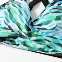 Bikini de cintura alta para mujer, con traje de baño Sexy Push-Up, conjunto de Bikini, ropa de baño para playa XXL 2023 - details 18