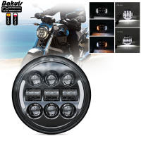 Faros LED para motocicleta y coche 5.75 pulgadas para Harley Sportster Iron 883 Dyna Triumph Street Speed Triple 5 3/4" H4 Faro Principal - details 35