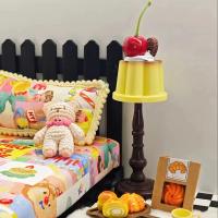 Luz LED nocturna de pudín Kawaii, lámpara de escritorio alimentada por batería, mesita de noche, dormitorio, Bar, decoración de habitación, atmósfera, luz para dormir, regalos para niños - details 7