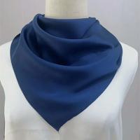 Pañuelo para la cabeza de 70x70cm para mujer, pañuelos para el pelo de satén de seda, pañuelo bonito para mujer, bufandas para el cuello para mujer, verde, negro y blanco - details 8