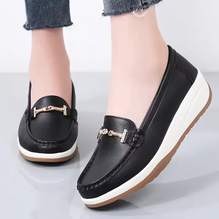 Mocasines de mujer Casual Cómodo Ligero Zapatos de barco planos Calzado de vestir - 1