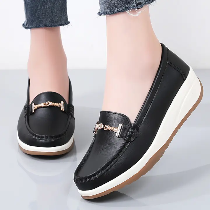 Mocasines de mujer Casual Cómodo Ligero Zapatos de barco planos Calzado de vestir - 1
