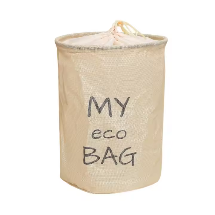 Bolsa de almacenamiento de frutas lavable, bolsa de almacenamiento de lino de imitación reciclable resistente al desgaste, bolsa plegable con cordón para cocina, decoración del hogar, 2 uds. - 1