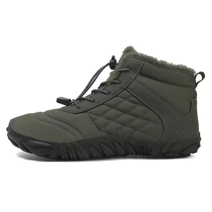 Botas de nieve para hombre y mujer, zapatos de invierno, piel cálida, impermeables, antideslizantes, zapatillas de deporte informales para exteriores - 1