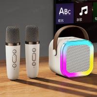 Micrófono Dual inalámbrico para Karaoke, Altavoz Bluetooth con luces de colores RGB, HIFI envolvente, Subwoofer para fiesta, regalo de Navidad para niños - details 5