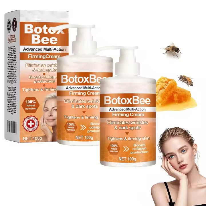 Paquete de 2 crema reafirmante Apisderm, crema reafirmante multiacción avanzada ApisDerm Bee, veneno de abeja reafirma para todo tipo de piel - 1
