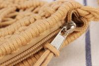 Bolso simple tejido a mano con flecos bolso retro tejido a mano bolso de playa de viaje de vacaciones de verano - details 9